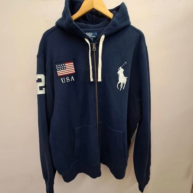 폴로 후드집업