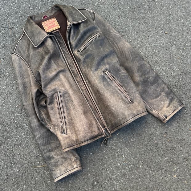 [XL] 90s 빈티지 리바이스 싱글 레더