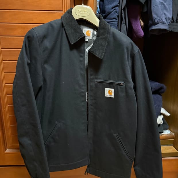 칼하트wip 디트로이트자켓 블랙 M