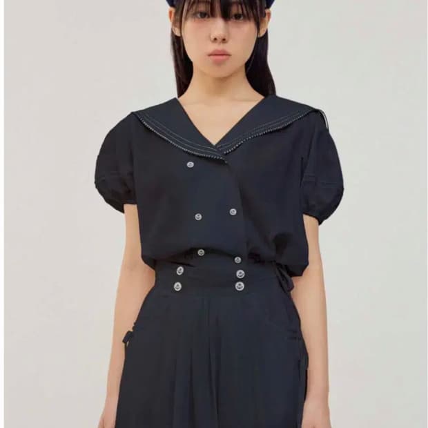 FLETTA 플레따 세일러 네이비 셋업 미사용품(M)