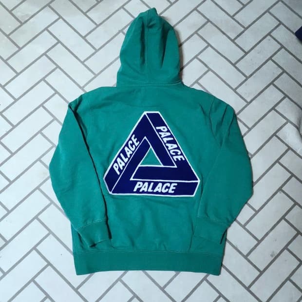 [XL] PALACE 팔라스 트라이셔닐 후드 그린