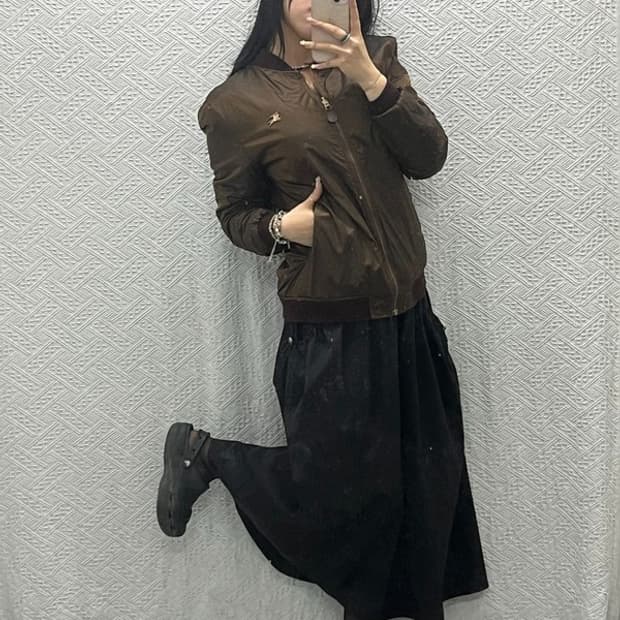 버버리 올드스쿨 리버시블 양면자켓 블루종 95 C06475