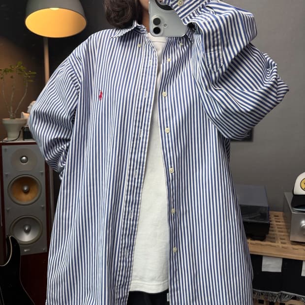 폴로 스트라이프셔츠