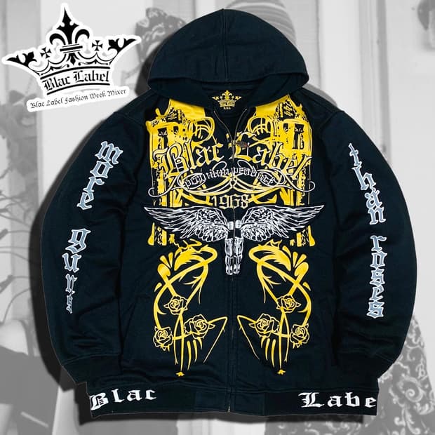 Blac label 스트릿 힙합 후드집업