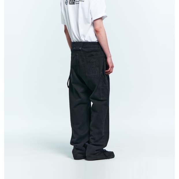 [L]플라스틱프로덕트 페인터 데님 팬츠