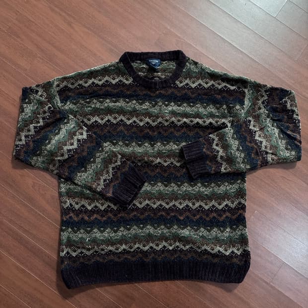 [L] Dockers 빈티지 페어아일 니트