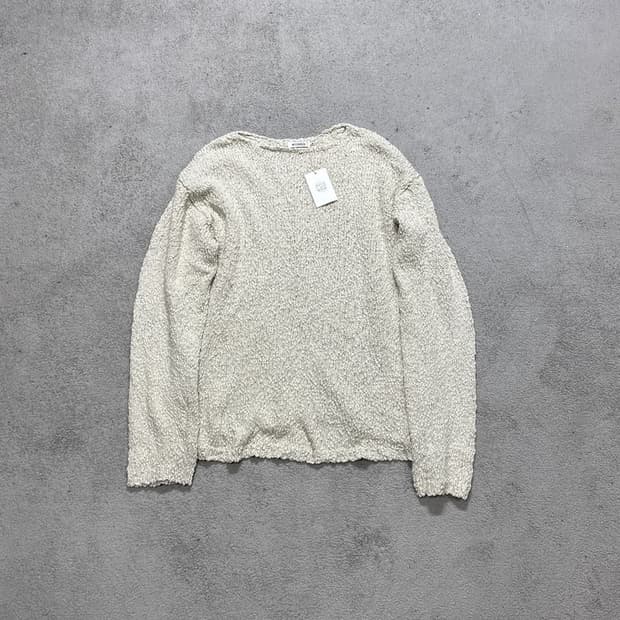 문선 짜임 아이보리니 니트 FREE(새상품)