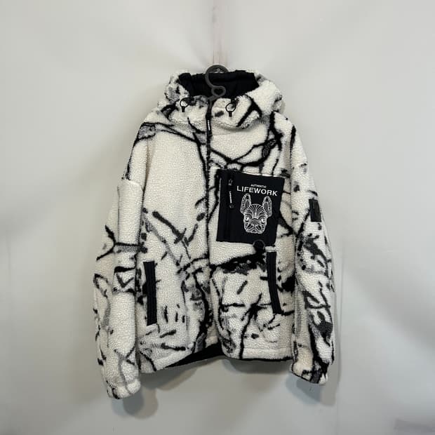 라이프워크 양면 뽀글이 후리스점퍼 L 