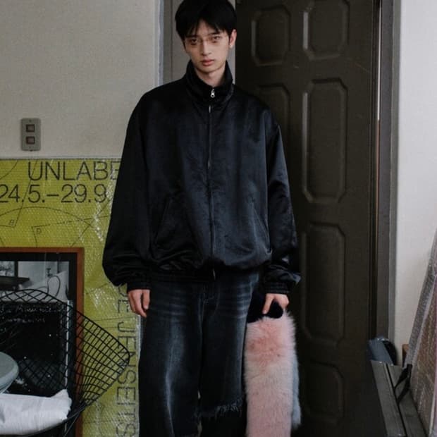 크러쉬 어게인 트위드 트렉자켓