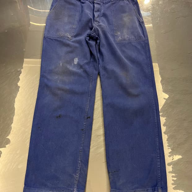 OLD VINTAGE HARD FADED 빈티지프렌치워크팬츠
