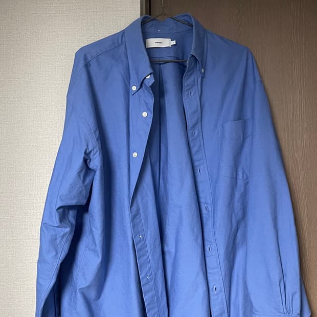 그라프페이퍼 옥스포드 L/S 버튼다운 박스 셔츠 L 2사이즈