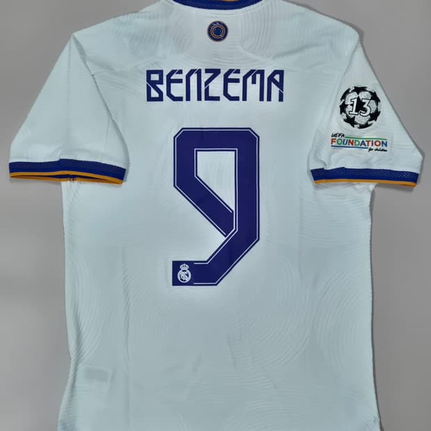 21-22 레알마드리드 챔스결승버전 벤제마 유니폼 XL사이즈
