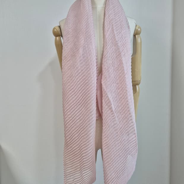 (Agnona ) 아뇨나 캐시미어 플리츠 머플러