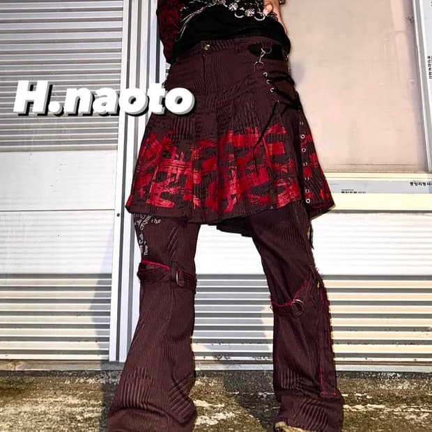 H.naoto 에이치나오토 h.naochy 본디지 펑크 아카이브 팬츠