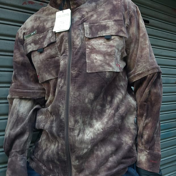 RollerGear 롤러기어 브라운 타이 다이 코듀로이 자켓