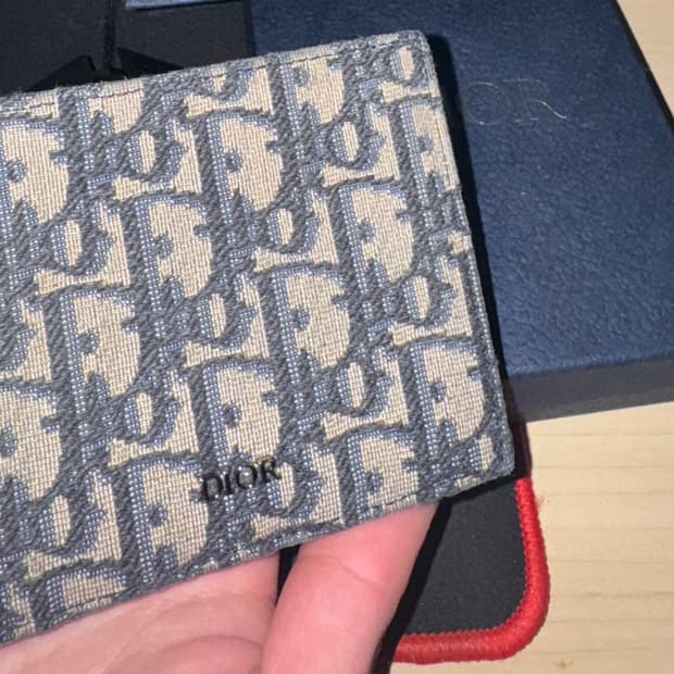 디올 오블리크 반지갑