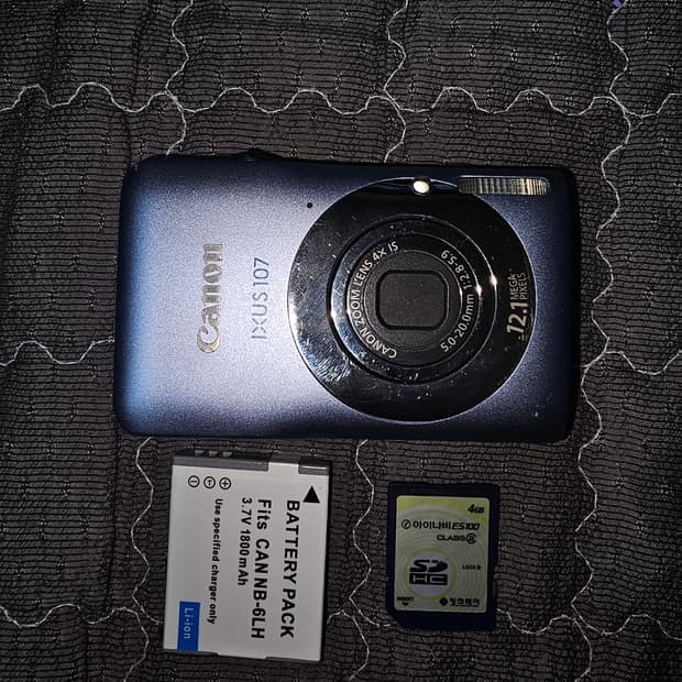 캐논 익서스 107 + 배터리 SD카드