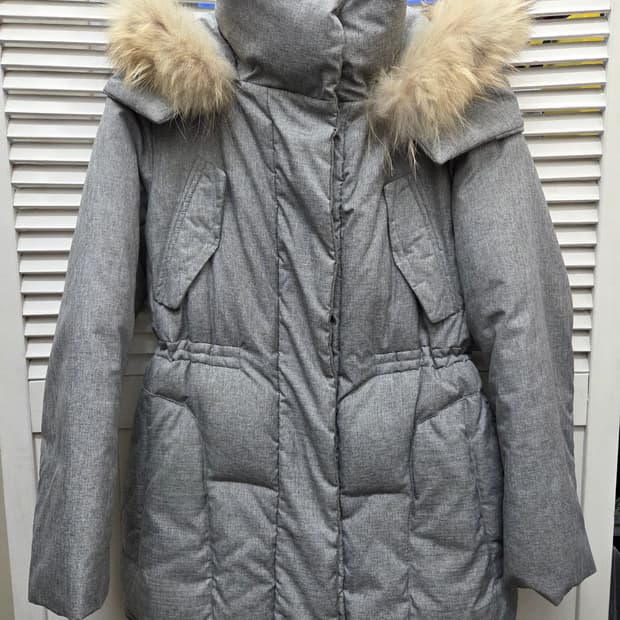 비지트인뉴욕 라쿤퍼 덕다운 패딩