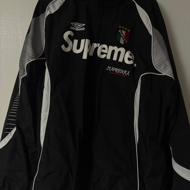 슈프림X엄브로 트랙 자켓 블랙
