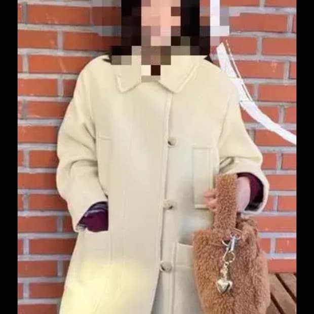 커버낫 헤링본 울싱글 코트 버터 단종