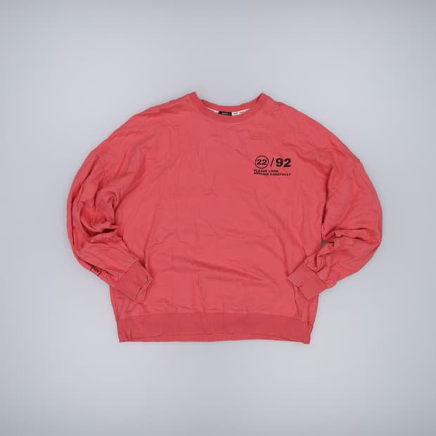 XXL 빈티지 프린팅 맨투맨 0424H1