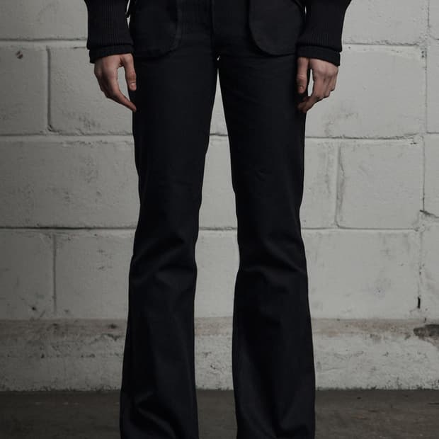 시너진 CARGO POCKET COTTON PANTS BLACK