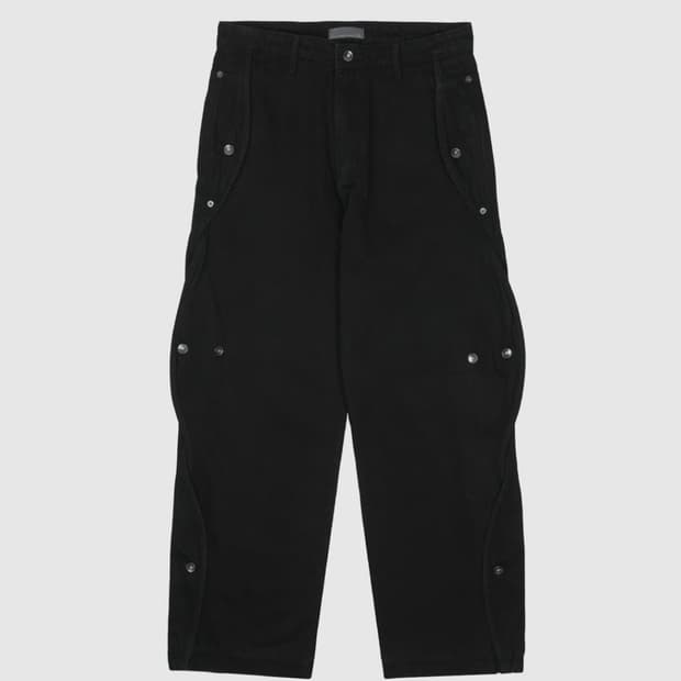 산산기어 코튼 웨이브 팬츠 블랙 3