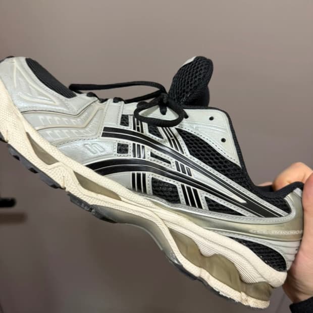 아식스 젤 카야노 14 블랙 실 그레이 295