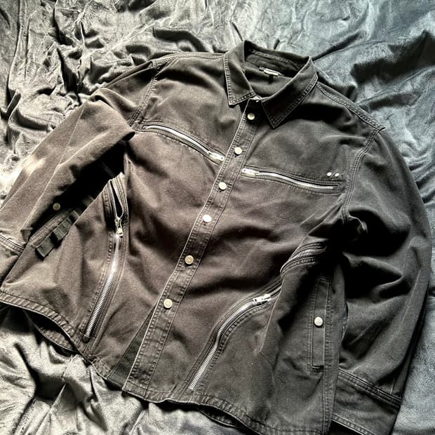 Far Archive Zipper Trucker Jacket