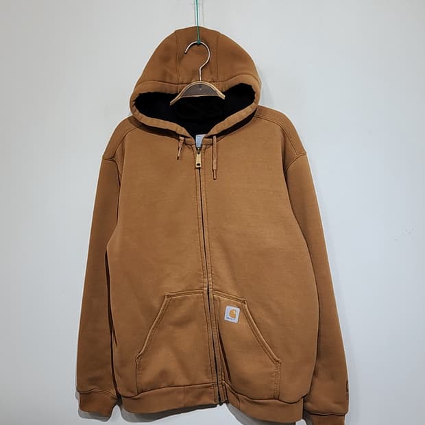 (L) 칼하트 써멀 후드집업 된장색 아메카지 캐주얼 