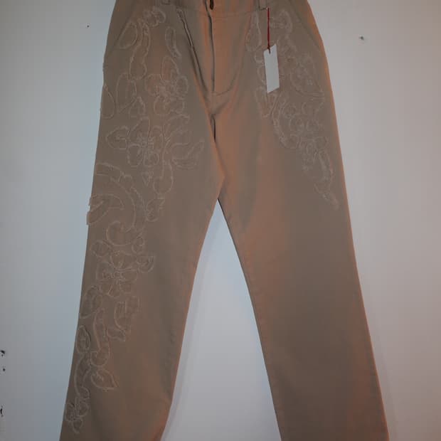 Roberto Cavalli patchwork cotton pants