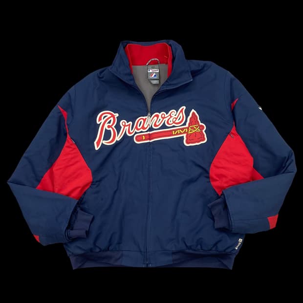 마제스틱 아틀란타 브레이브즈 집업 점퍼