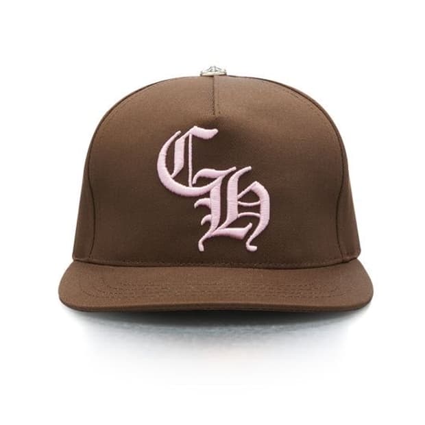 (구해요)크롬하츠 ch 볼캡 모자 브라운핑크 