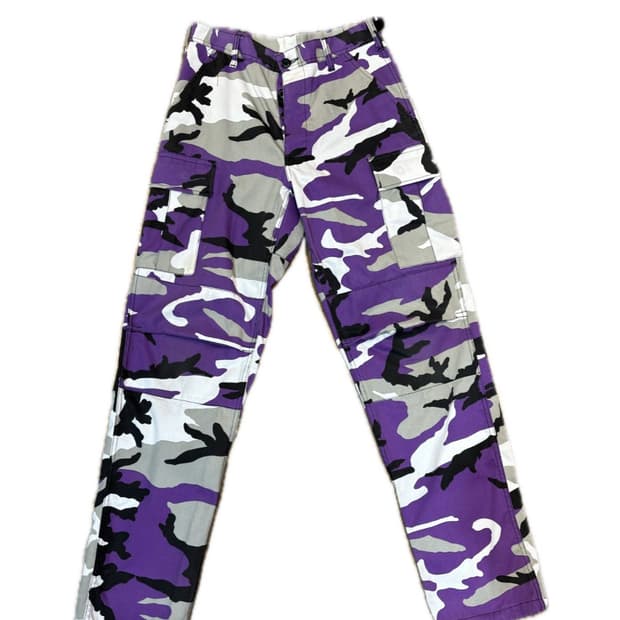 Small Regular 버튼디테일 카고 코튼 팬츠