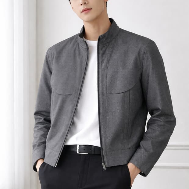 CK 캘빈클라인 메쉬 집업 자켓