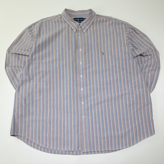CL858 4XB 폴로 90s 올드스쿨 스트라이프 셔츠 남방
