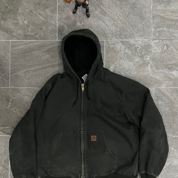 (XL) 칼하트 후드 덕 액티브 자켓 J130 MOS 모스그린