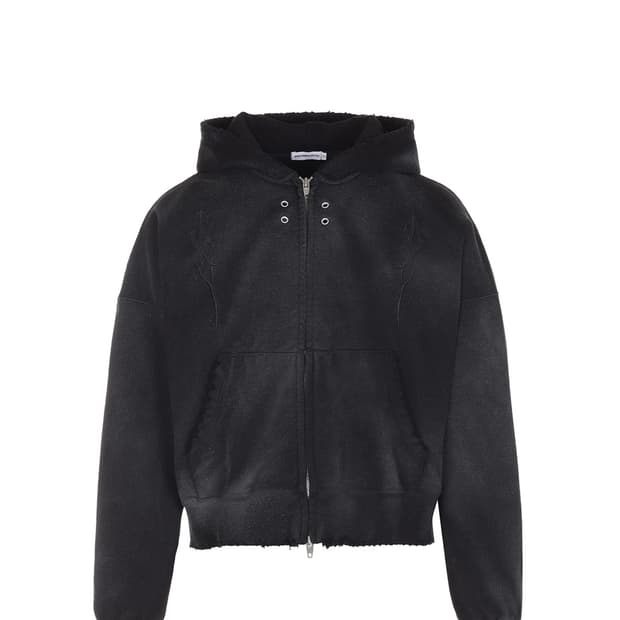 어나더유스 본 윙 후드집업