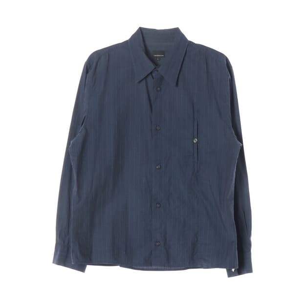 캘빈클라인 진 핀스트라이프 포켓 셔츠 네이비 L