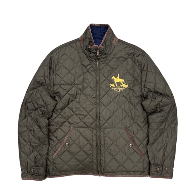 폴로 리버시블 퀼팅자켓(L)