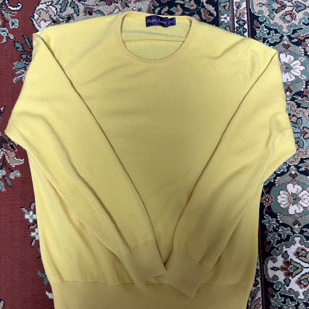 폴로 랄프로렌 퍼플라벨 캐시미어 니트