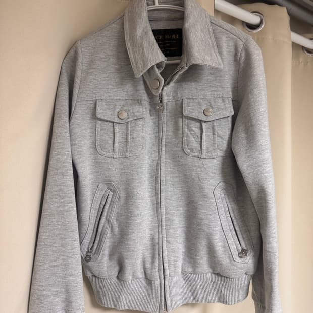  CECIL McBEE 그레이 집업 자켓