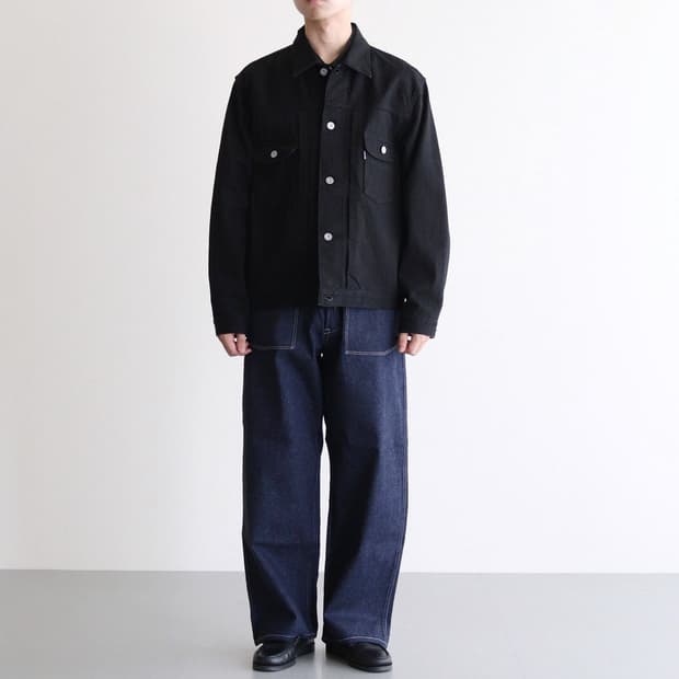 Phigvel pm-300 black classic jean jacket