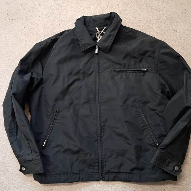 입생로랑 나일론 블루종