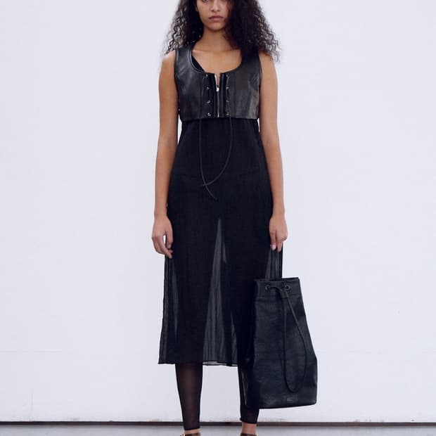 렉토 RECTO 모터싸이클 디테일 레더 뷔스티에 가죽 조끼