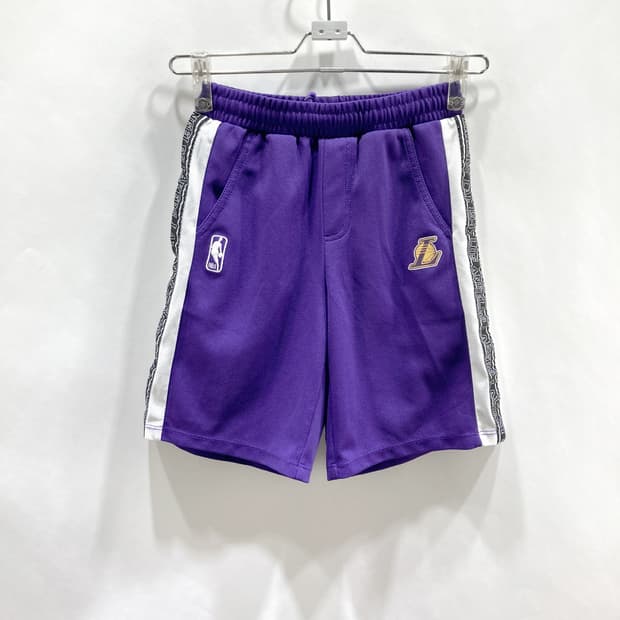 NBA 키즈 밴딩팬츠 보라 허리밴딩 140 