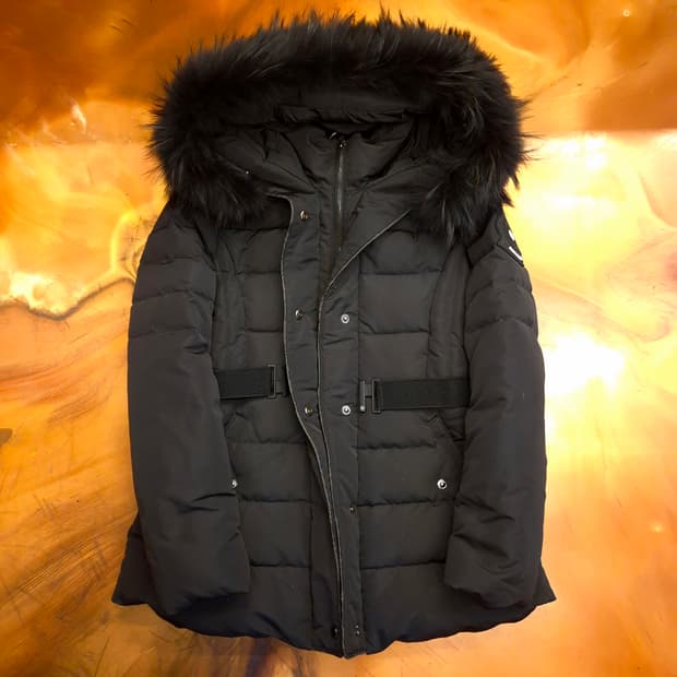 에고이스트 허리 벨트 여성용 패딩 (오리털) 55