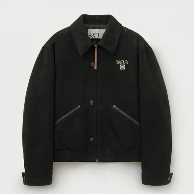 세터 테오 폭스 스웨이드 숏 자켓 파일럿 블랙