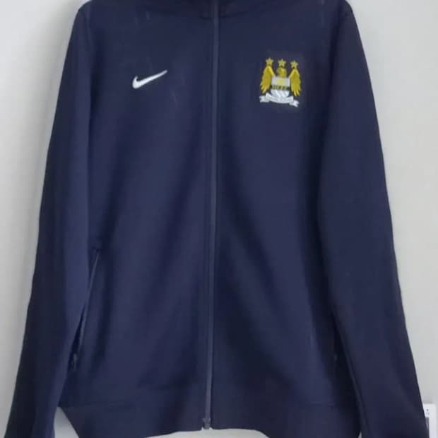 나이키 맨시티 네이비 트랙탑 저지 져지집업 95/M