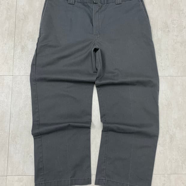 디키즈 다크 그레이 코튼 팬츠 #343